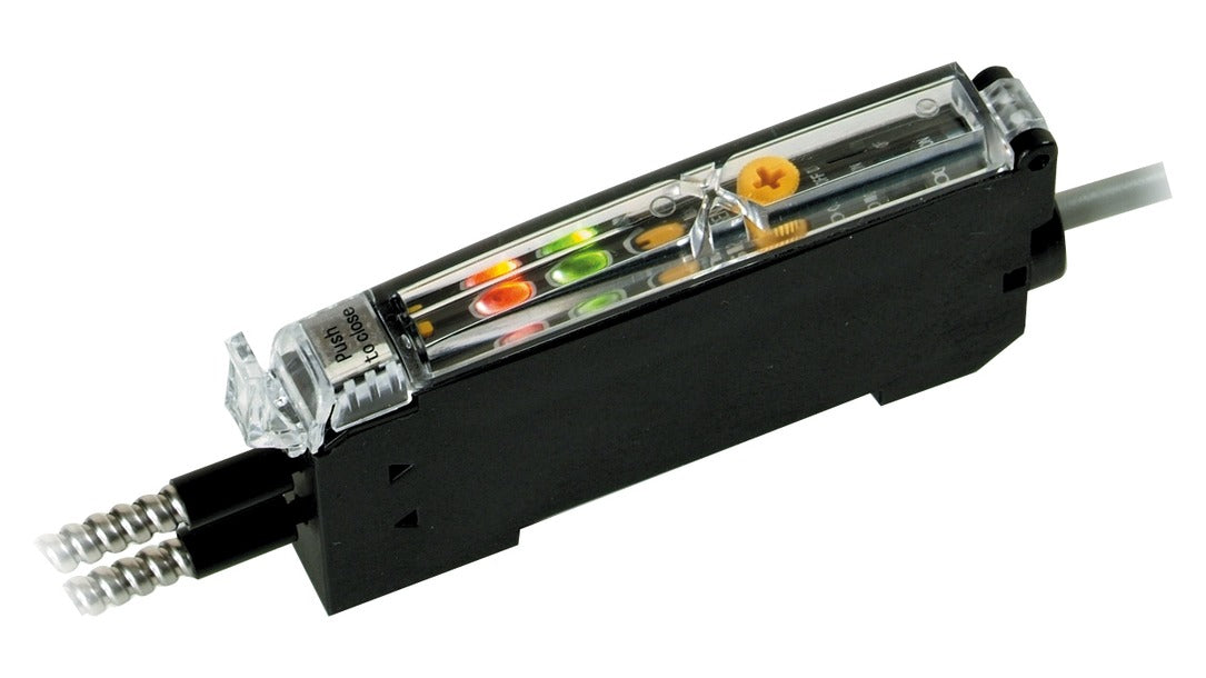 OPTEX FA BGF-CN | Potentiometer Fibre Optic Sensor | Green LED, NPN, M8 Connector