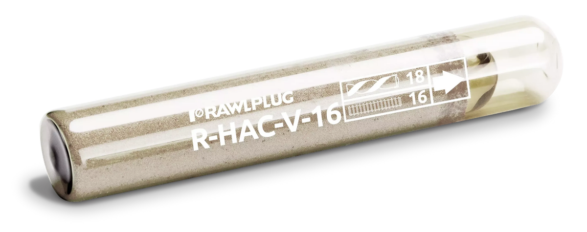 Rawlplug R-HAC-V-20 | R-HAC-V Hammer-In Vinylester Capsule Anchor | M20, 6 pcs - generaltechuae