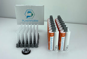 Plastiform CA-P35-16 | P35 Flexible Pasty Replication Compound | 16 x 50 ml Cartridges, 35 Shore A - generaltechuae