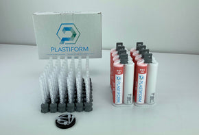 Plastiform CA-P51SD-8 | P51 SD Rigid Pasty Replication Compound | 8 x 50 ml Cartridges, 51 Shore D - generaltechuae
