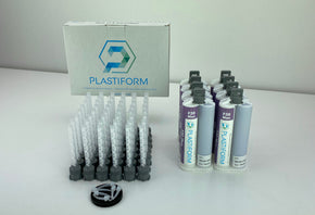 Plastiform CA-F30M-8 | F30 Max High-Stretch Fluid Compound | 8 x 50 ml Cartridges, approx. 30 Shore A - generaltechuae