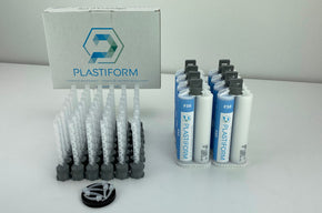 Plastiform CA-F50-8 | F50 Semi-Flexible Fluid Replication Compound | 8 x 50 ml Cartridges, 50 Shore A - generaltechuae