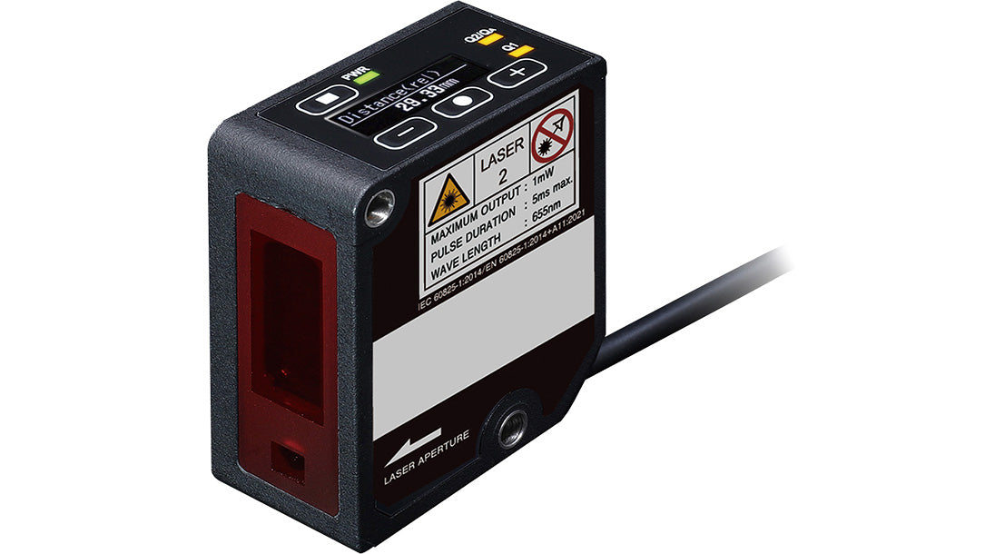 OPTEX FA CD2H-30A | Laser Displacement Sensor | 30 ±5 mm, Cable, IO-Link