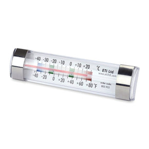 ETI 803-930 | Clear Spirit-Filled Fridge Freezer Thermometer | Pack of 10, -40 to 20 °C - generaltechuae