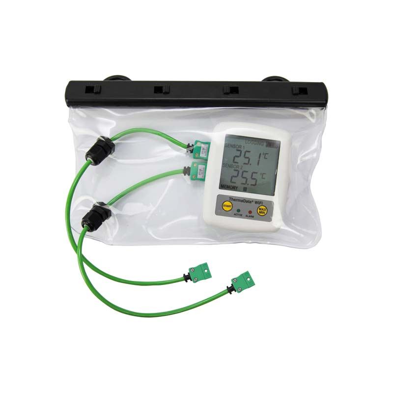 ETI 830-410 | Clear Waterproof Thermometer Pouch | 125 x 230 mm, 1 x K thermocouple - generaltechuae