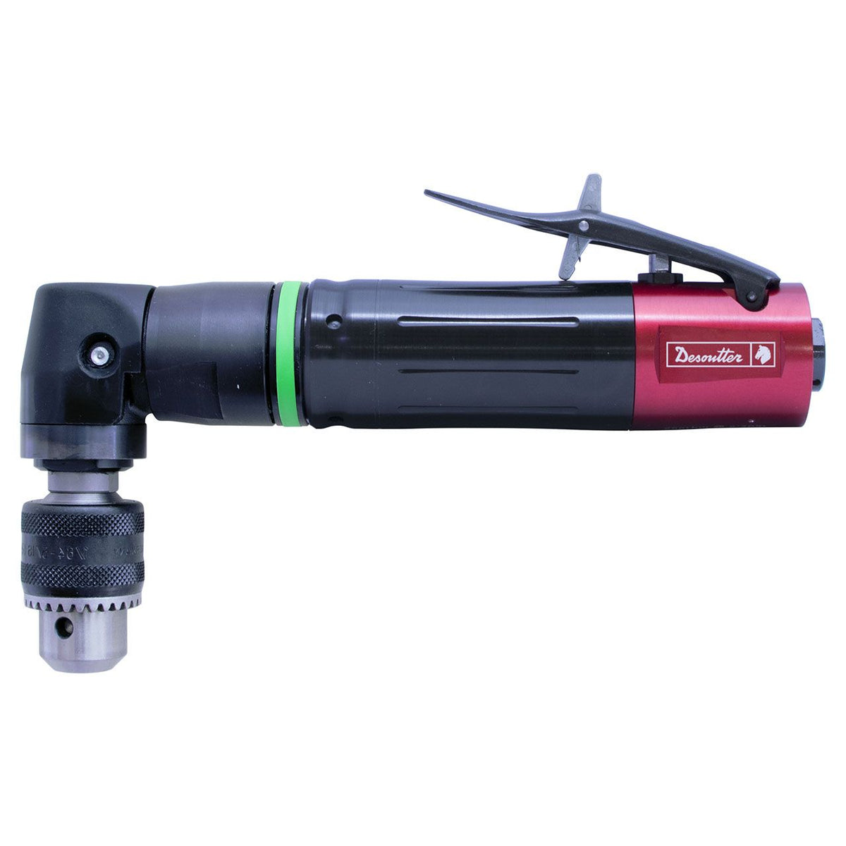 Desoutter DR450-T1800-SHD-90 | Pneumatic Angle Head Drill | 2700 rpm, 8 mm Keyed Chuck, 90° Heavy Duty Head