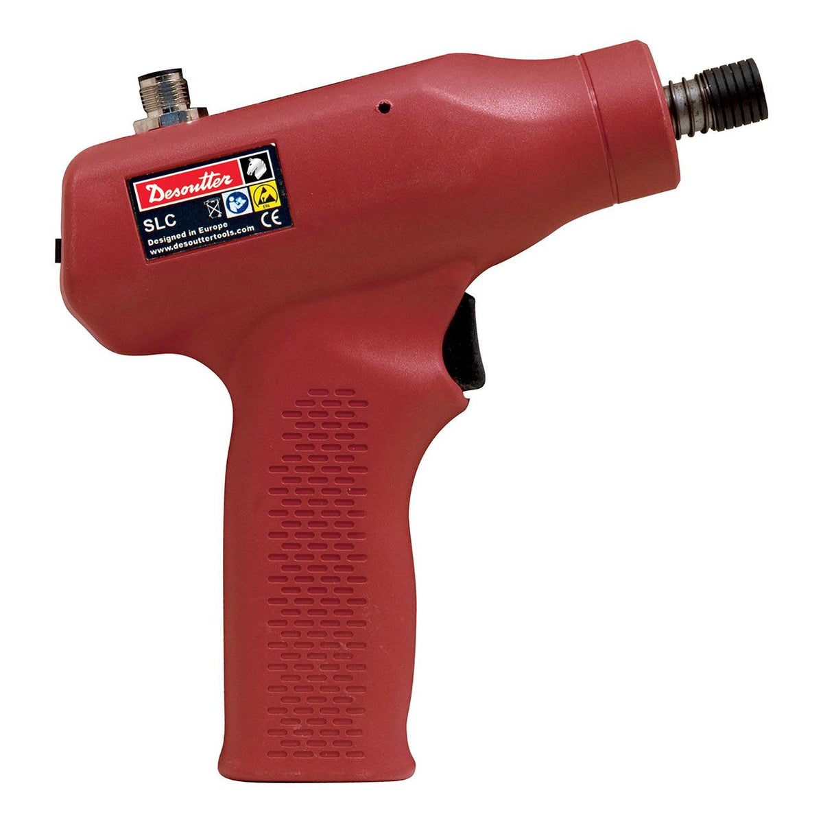 Desoutter SLC100-T600-C4Q | Low Voltage Current Control Pistol Screwdriver | 10 Nm, 600 rpm, 1/4 in Hex