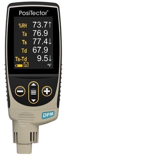 Defelsko DPMIR1 | PosiTector DPM Dew Point Meter Standard | Integral Probe with Infrared Surface Temperature Sensor