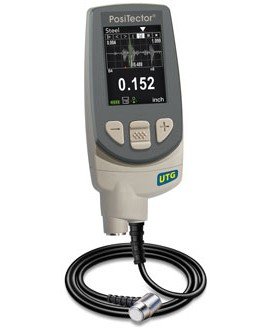DeFelsko UTGM1 | Multiple Echo Ultrasonic Thickness Gauge | 5 MHz Dual Element| Measurement Range 0.100" to 2.500"/ 2.50 to 60.00 mm