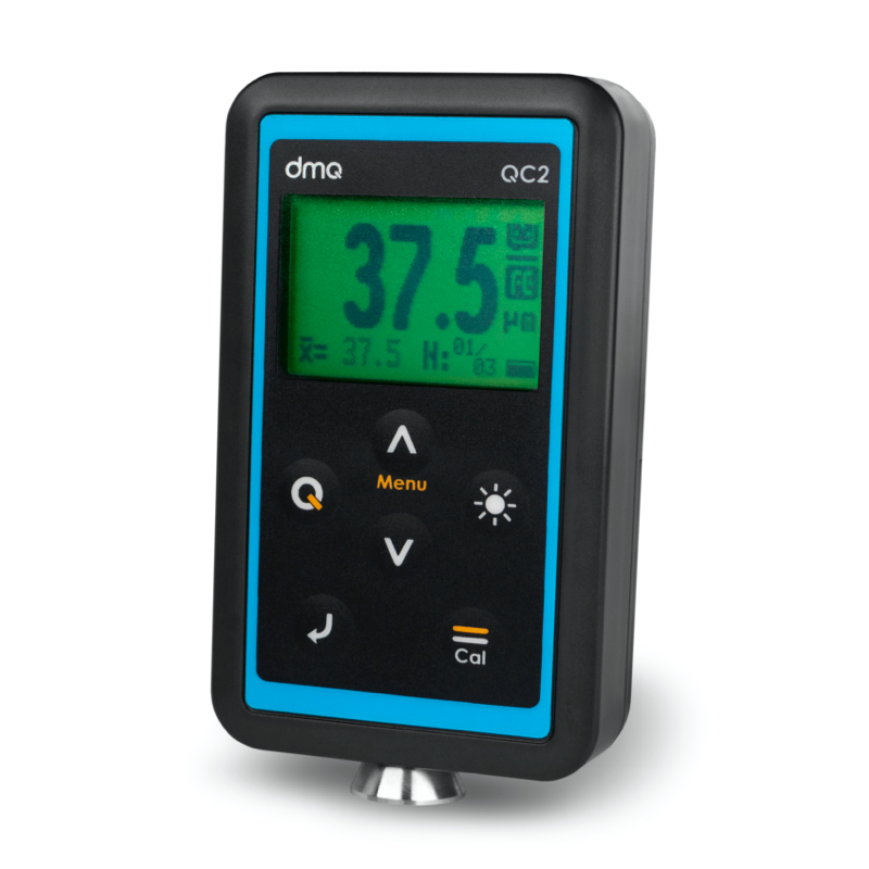DMQ QC2 F, Ferrous  Coating Thickness Gauge with Integrated Probe | Range 0 to 1250¼m / 0 to 49mils