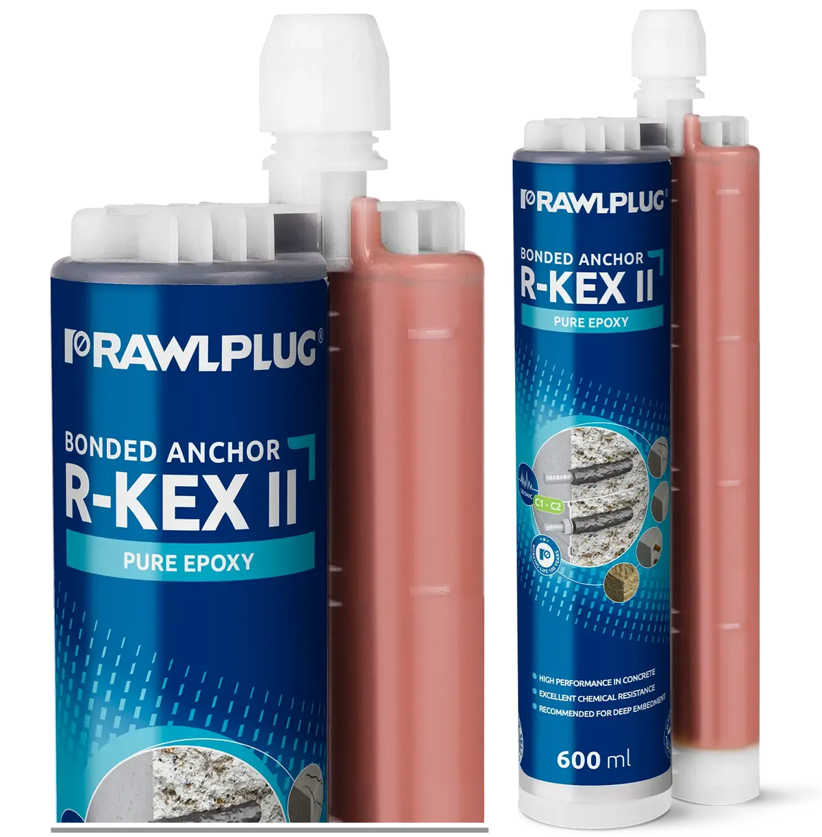 Rawlplug R-KEX-II-385 | R-KEX-II 3:1 Epoxy Bonded Anchor | 385 ml cartridge - generaltechuae