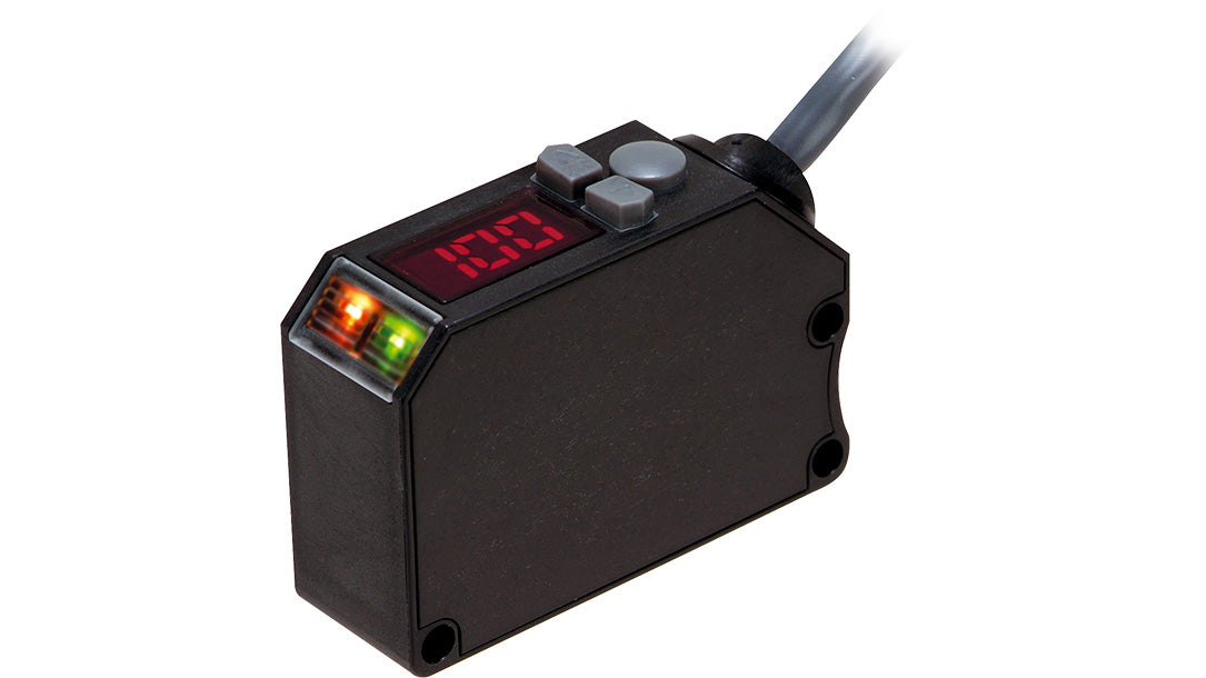 OPTEX FA DR-Q400TCN | Laser Sensor with Display | 4 m, NPN, M8 Connector