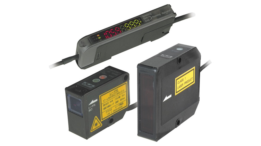 OPTEX FA D2SA-MNS-M8 | Digital Laser Amplifier | Standard type, Stand-alone, NPN