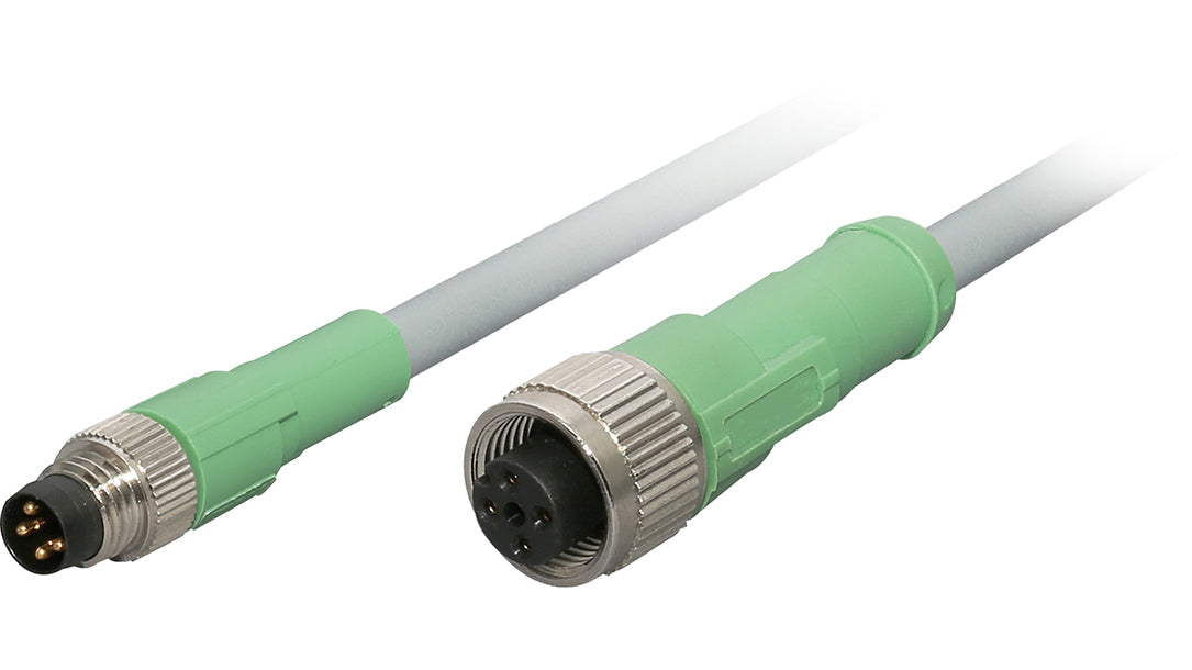 OPTEX FA DSL-1204-G02M | Sensor to Amplifier Connection Cable | M12 to M8, Robot Cable, 2 m