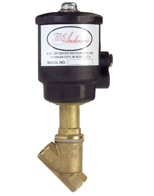 Dwyer Instruments SAV-BTF3-NO | Angle seat valve | 2" NPT | 3-9/16" actuator dia.