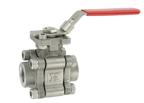 Dwyer Instruments HBV-M01 | 1/4" 3-piece alloy-c ball valve | Cv 6