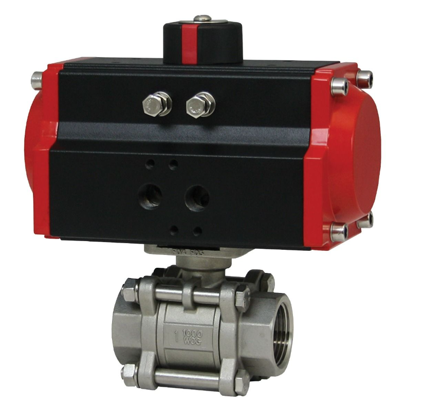 Dwyer Instruments WE06 | 3-Piece NPT stainless steel v-ball valve