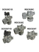 Dwyer Instruments DCS35C3D | 1-1/2" diaphragm valve | Integrated coil | Coupling connection | 24 VDC DIN electrical connection