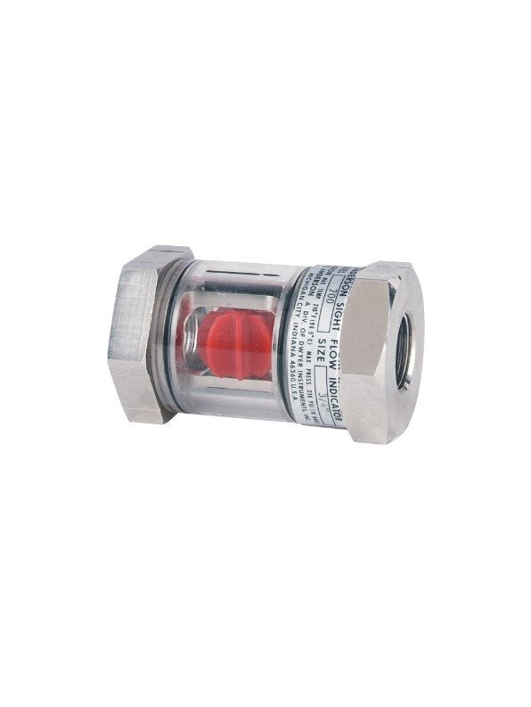 Dwyer Instruments SFI-700-1-1/4 | Sight flow indicator | 1-1/4" body | 4.875" L x 2.750" H (124 x 70 mm) | 5.1 lb (2.3 kg)