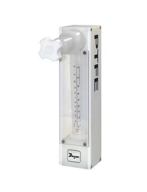Dwyer Instruments TVA24112 | All fluoropolymer Flowmeter | 125 mm scale | 3/4" female NPT | Flow rate 7.93 GPM (30 LPM) water