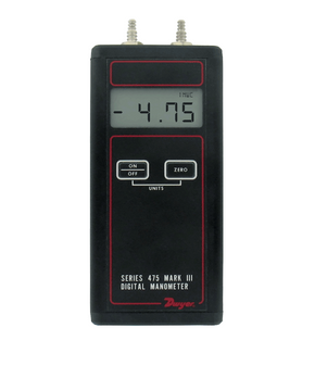 Dwyer Instruments 475-3-FM | Digital Manometer | Intrinsically Safe | Handheld | 49.82 kPa | 30psig | 475 Series - generaltechuae
