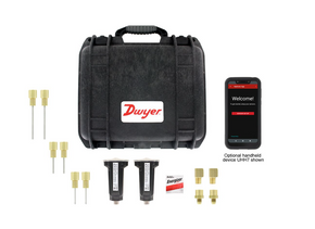 Dwyer Instruments 490W-6-INT-NIST | Hydronic differential pressure manometer | Full kit with (2) each 200 psi sensors with NIST calibration - INTL VERSION