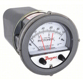 DWYER Differential Pressure Gauge & Switch | Range 0 to 1 in wc |  1/8 in NPT Female |  Side Single-Side, DPDT, - generaltechuae