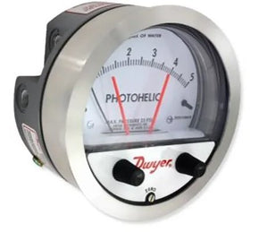 Dwyer Instruments 3002MR-TAMP | Differential Pressure Gauge | SPDT Relay Outputs 24VDC | 0-2" H2O | 1/8" Female NPT - generaltechuae