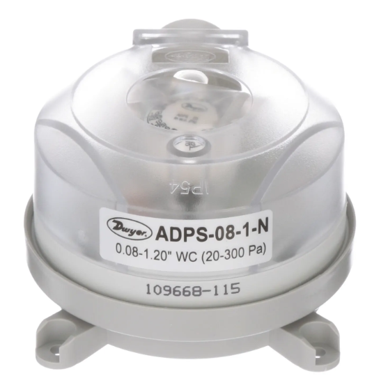 Dwyer Instruments ADPS-08-1-N | Differential Pressure Switch | 1/2" NPT | 0.08 to 1.20 w.c. | IP54 | ADPS Series - generaltechuae