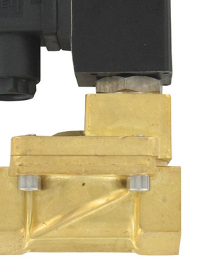 Dwyer Instruments SBSV-B4N2 | 2-way brass solenoid valve | 1/2" | 7.25-188.5 psi | NBR seal | 220 VAC