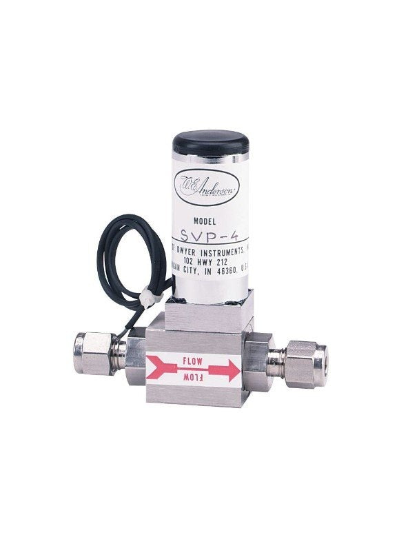 Dwyer Instruments SVP-2 | Proportioning solenoid valve | Orifice 0.040" (1.02 mm) | Cv of 0.033 | max. flow 27.5 SCFH (13 LPM) air | max. flow rate 6.4 GPH (400 cc/m) water