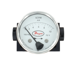 Dwyer Instruments DTFA-1A-20A | Variable-Area Flowmeter for Gases | Range 3.0-20 SCFM | 1/4" NPT connection
