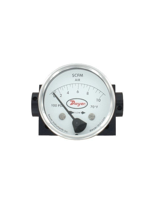 Dwyer Instruments DTFA-2A-100A | Variable-Area Flowmeter for Gases | Range 10.0-100 SCFM | 1/2" NPT connection
