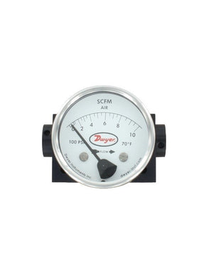 Dwyer Instruments DTFA-2A-50A | Variable-Area Flowmeter for Gases | Range 4.0-50 SCFM | 1/2" NPT connection