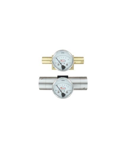Dwyer Instruments DTFO-2B-8O | Variable-Area Flowmeter for Oil | Range 0-8 gpm oil | 1/2" NPT | Brass body