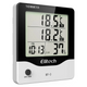 Elitech BT-3 | LCD Indoor/Outdoor Digital Hygrometer Thermometer |  With Clock And Min/Max Value