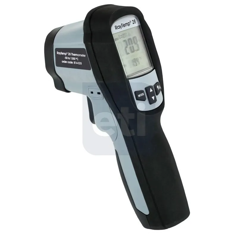 ETI RayTemp 28 High Temperature Infrared Thermometer | Range -50 to 1350°C