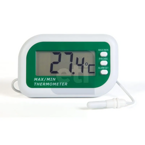 Digital max min alarm thermometer with internal & external sensors