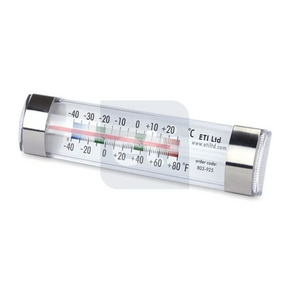 ETI Clear ABS fridge and freezer thermometer | Range 	-40 to 20°C and -40 to 80°F