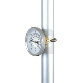 Pipe Thermometer Dial Surface