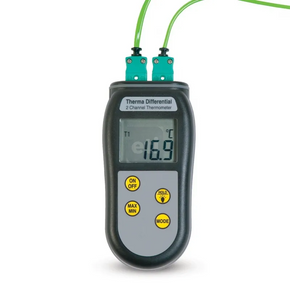 Therma Differential Thermometer two channel, T1 or T2 or T1 minus T2 differential