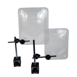Flexbar 13101-L | Eyeguard Concave Shield on Magnetic Stand | 12 x 16 in Lexan Shield - generaltechuae