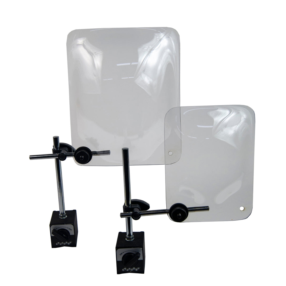 Flexbar 13106 | Eyeguard Flat Shield on Magnetic Stand | 12 x 16 in Acrylic Shield - generaltechuae