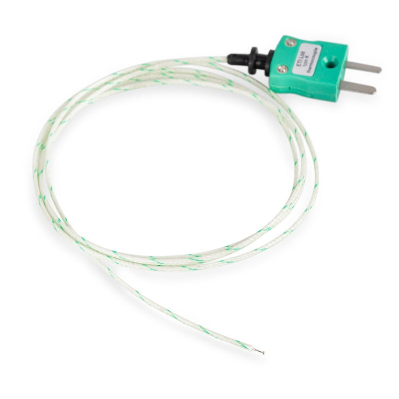 ETI 133-382 | Fibreglass Wire Oven Temperature Probe | Type K, 1 m, -60 to 350 °C - generaltechuae