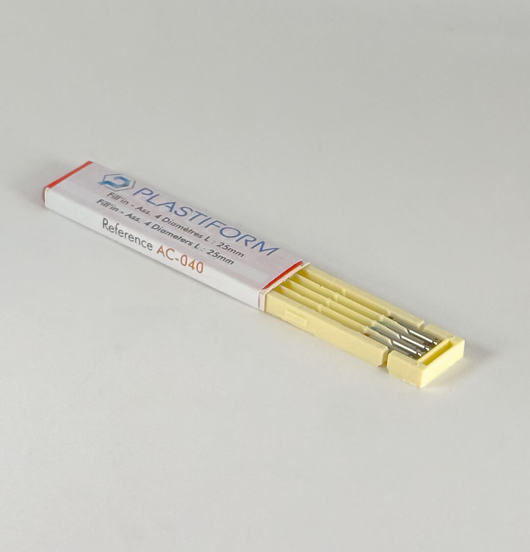 Plastiform AC-040 | Fill'In Spiral Rods | 25 mm, box of 4 - generaltechuae (2)