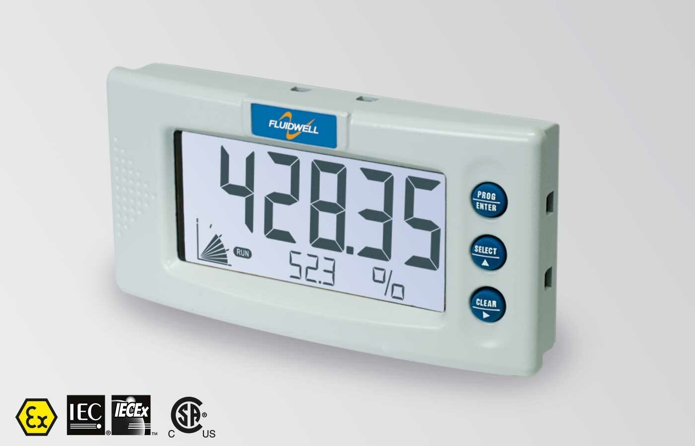 FLUIDWELL D490 DIN Panel mount & Intrinsically Safe - Multi-Purpose Indicator | Loop Powered | Ambient temperature -30°C up to +70°C (-22°F up to 158°F). - generaltechuae