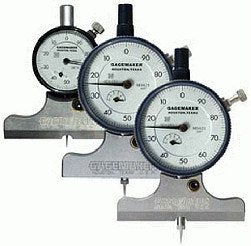 Gagemaker PD-3007 | Pit Depth Gage w/ 6" Long V Base, AGD #2, 0-100 , Range 0.450" - generaltechuae