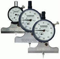 Gagemaker PD-3007 | Pit Depth Gage w/ 6" Long V Base, AGD #2, 0-100 , Range 0.450" - generaltechuae