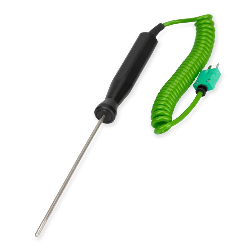 ETI 123-212 | High Temperature Flexible Thermometer Probe | Type K, Straight Lead, Ø3 x 130 mm - generaltechuae