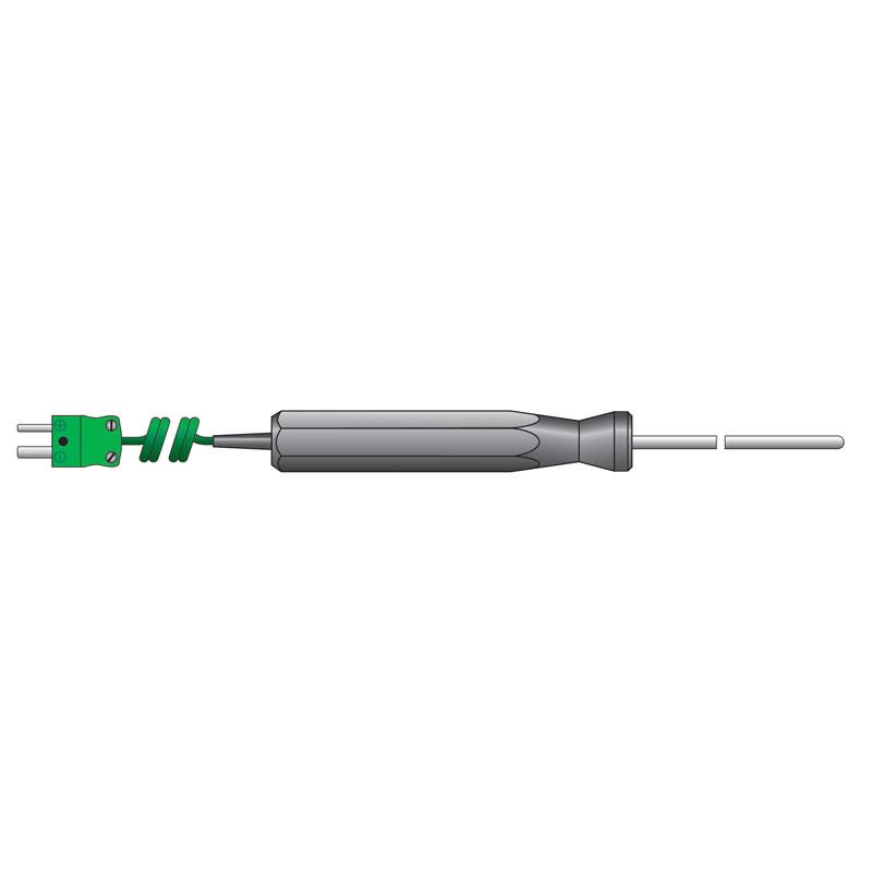 ETI 323-213 | High Temperature Thermometer Probe 300 mm | Type K, Coiled Lead, -200 to 1100 °C - generaltechuae